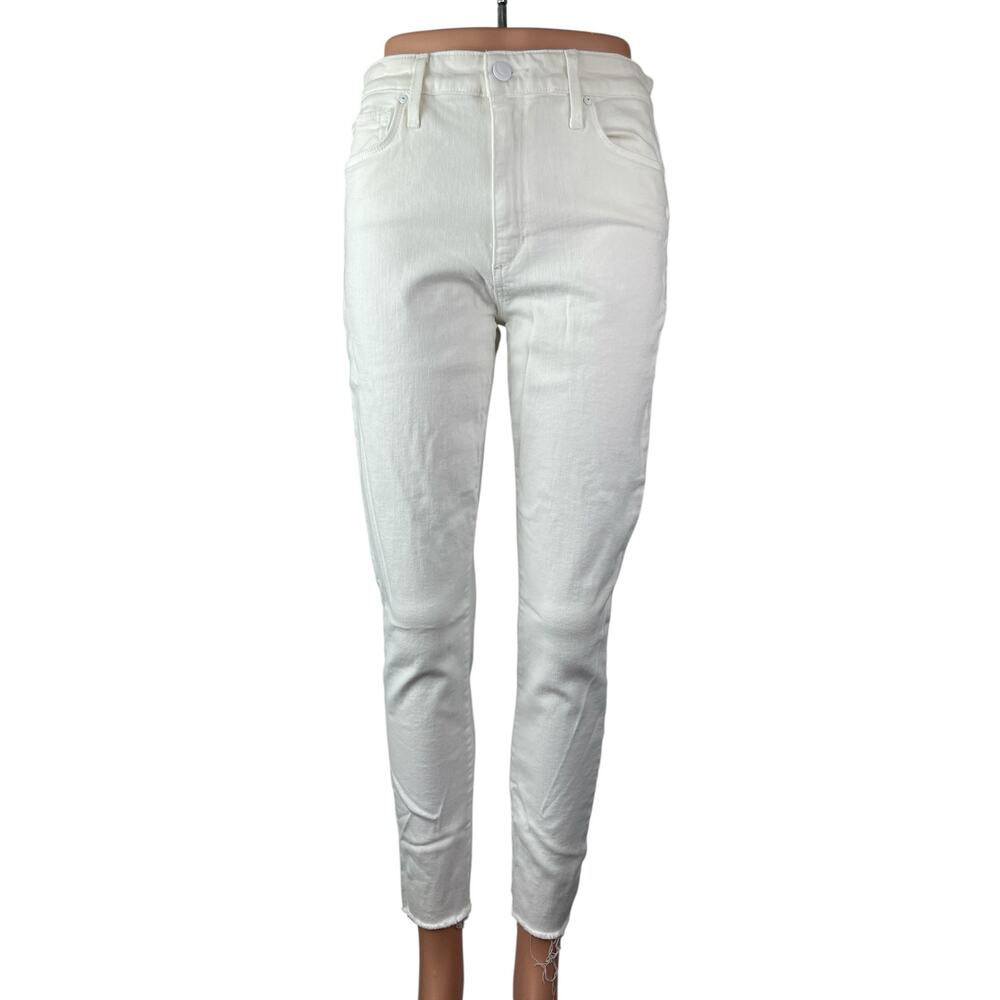 Joe's Women's White High Rise Ankle Classic Skinny Jeggings Denim Jeans Pants 28